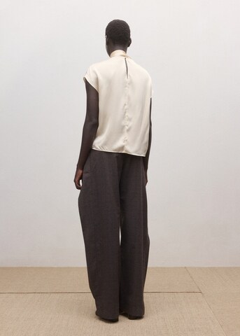 MANGO Blouse 'Matrina' in Beige