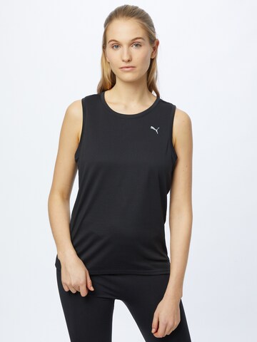 PUMA - Top desportivo em preto: frente