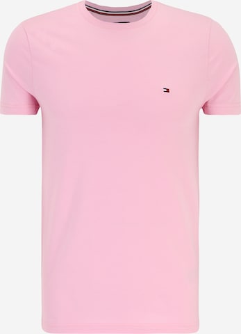 TOMMY HILFIGER Slim fit Koszulka w kolorze różowy: przód