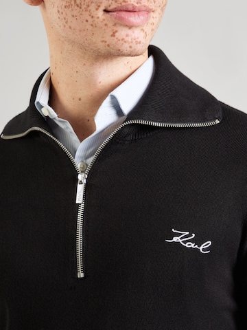 Karl Lagerfeld Пуловер в черно