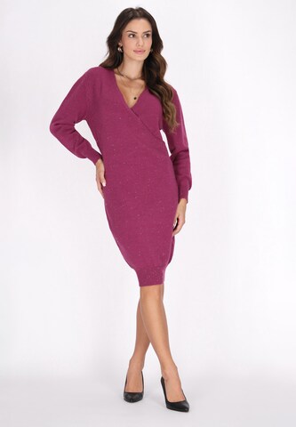 faina - Vestido em roxo