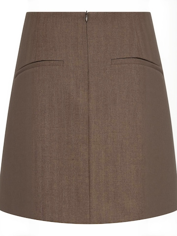 co'couture - Falda ' PrestanCC ' en marrón