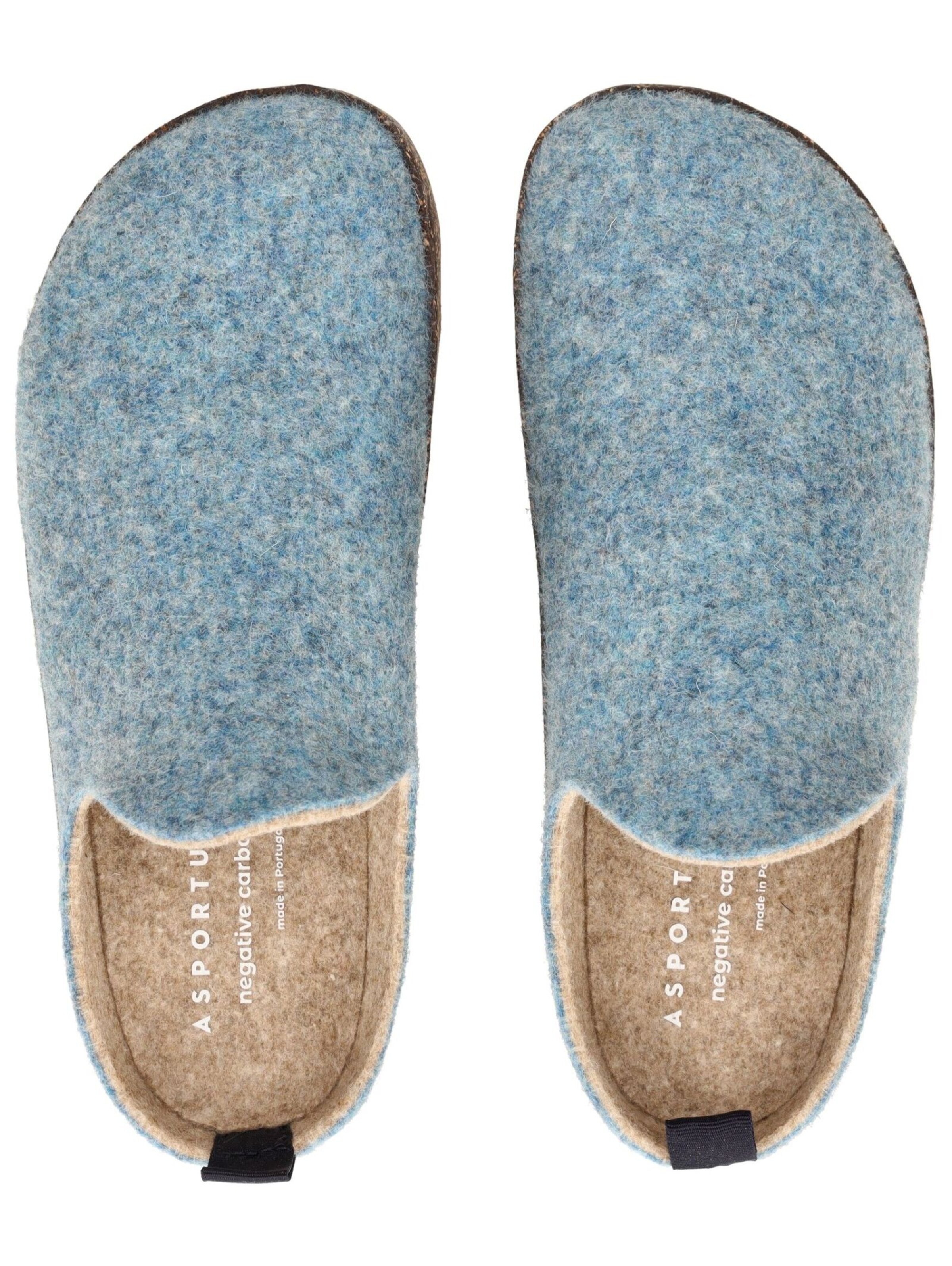 Pantoufle Asportuguesas en bleu