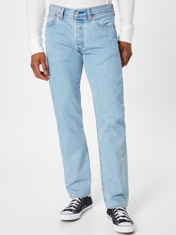 LEVI'S ® Regular Jeans '501' in Blauw: voorkant