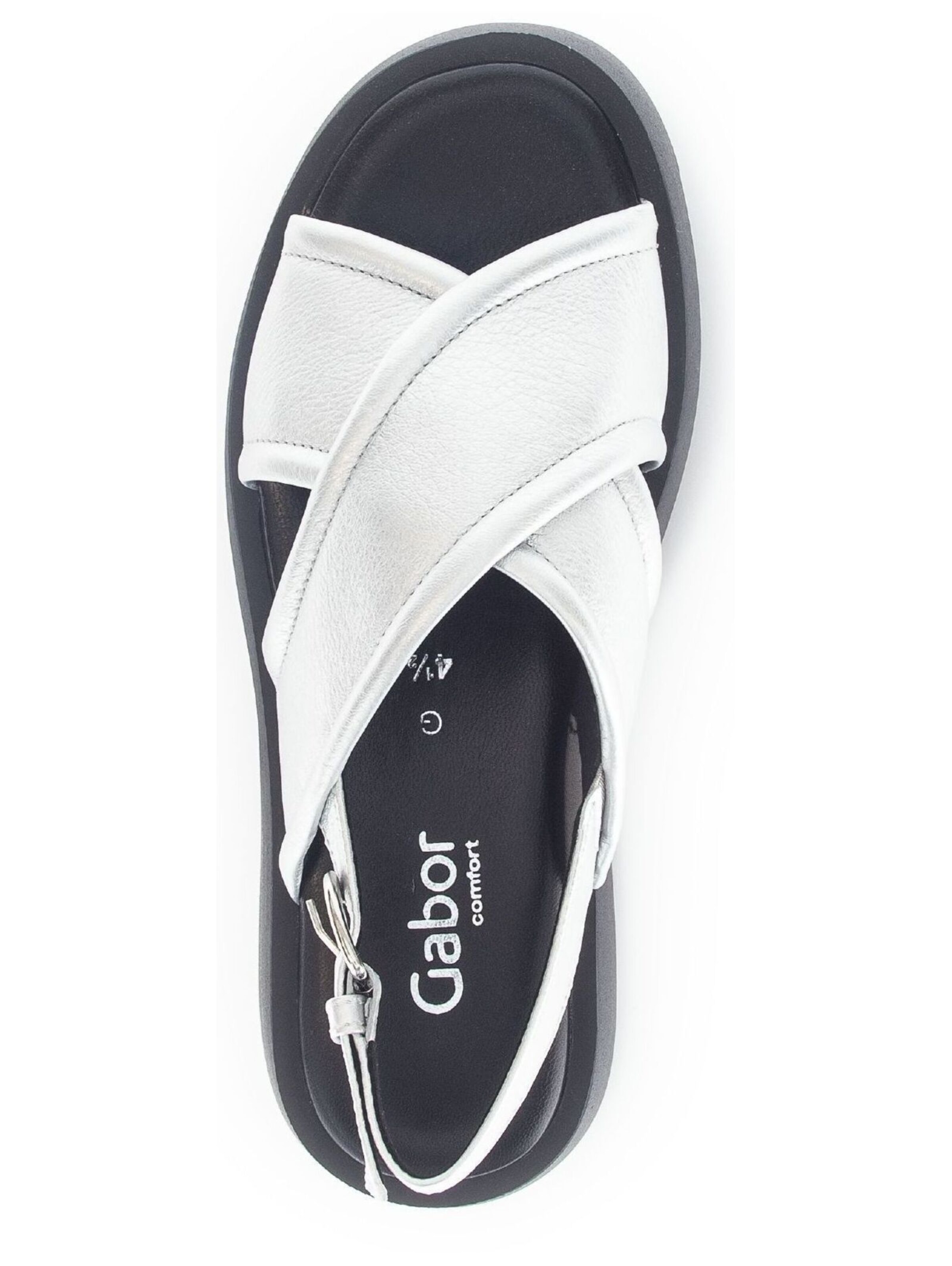 GABOR Sandale in Silber