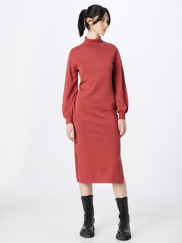 ESPRIT Плетена рокля 'Sus' в червено: отпред