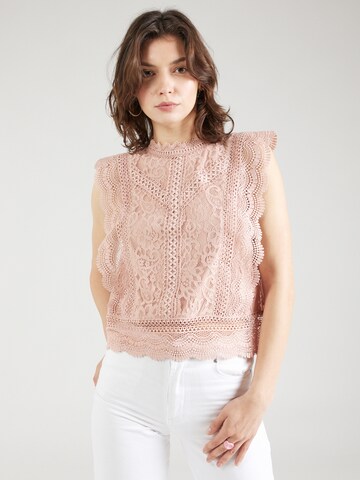 ONLY Bluse 'KARO' i pink: forside