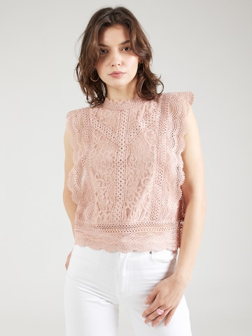 ONLY - Blusa 'KARO' em rosa: frente