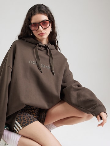 ADIDAS ORIGINALS Свитшот 'Essentials' в Коричневый: спереди