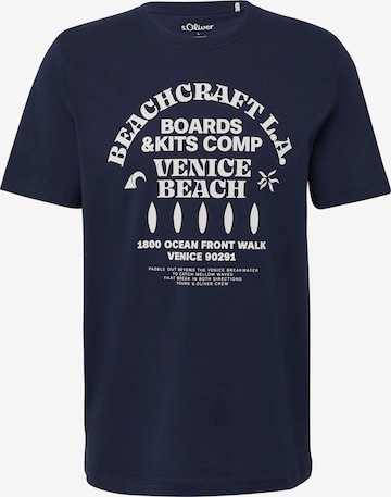 s.Oliver Shirt in Blue: front