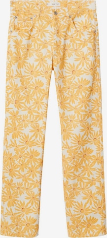 MANGO Regular Jeans 'Tahiti' in Yellow: front