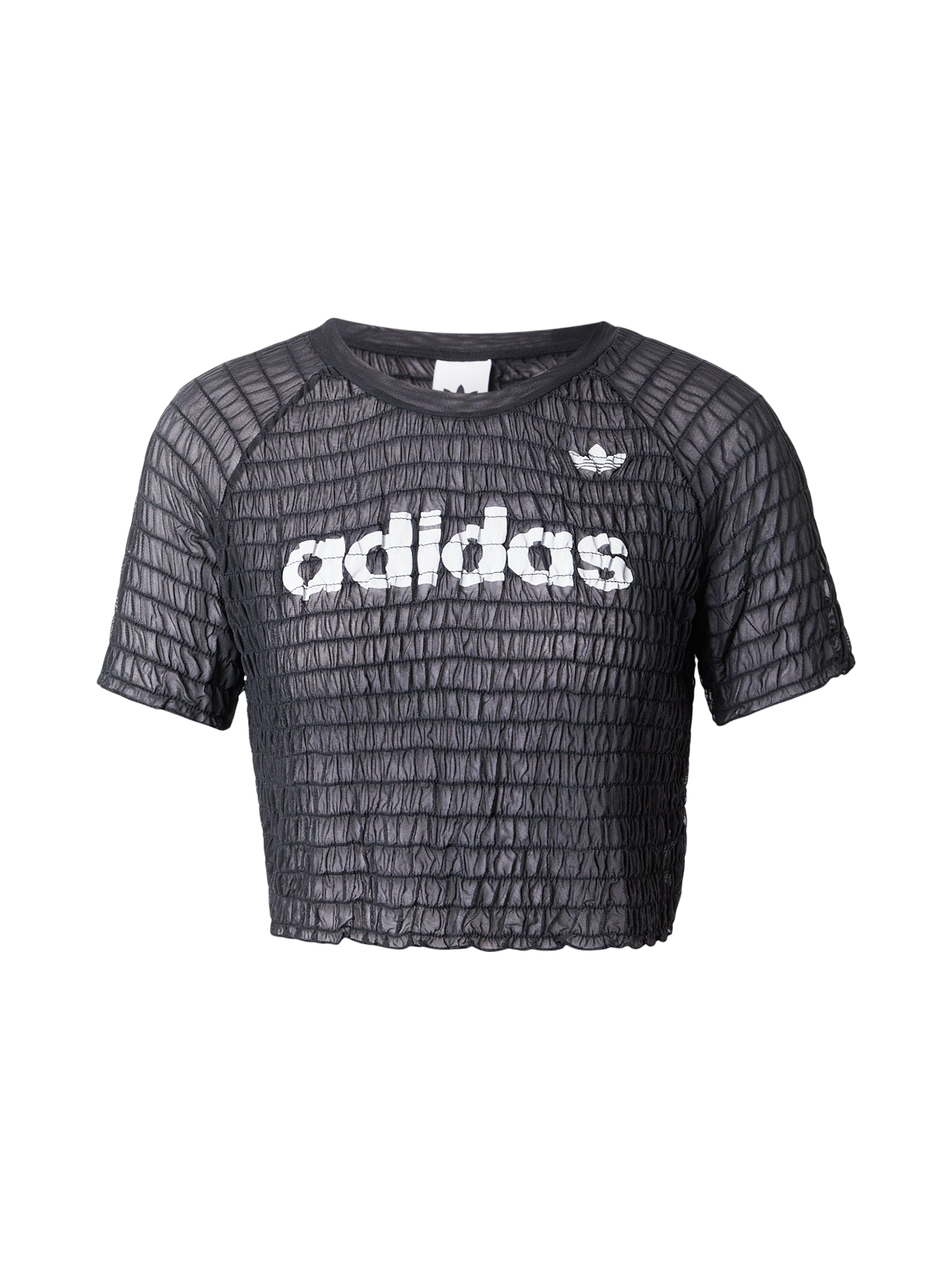 ADIDAS ORIGINALS Majica | črna barva: sprednja stran