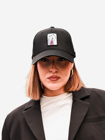 Cappello da baseball 'Scuderia' di Be52 in nero