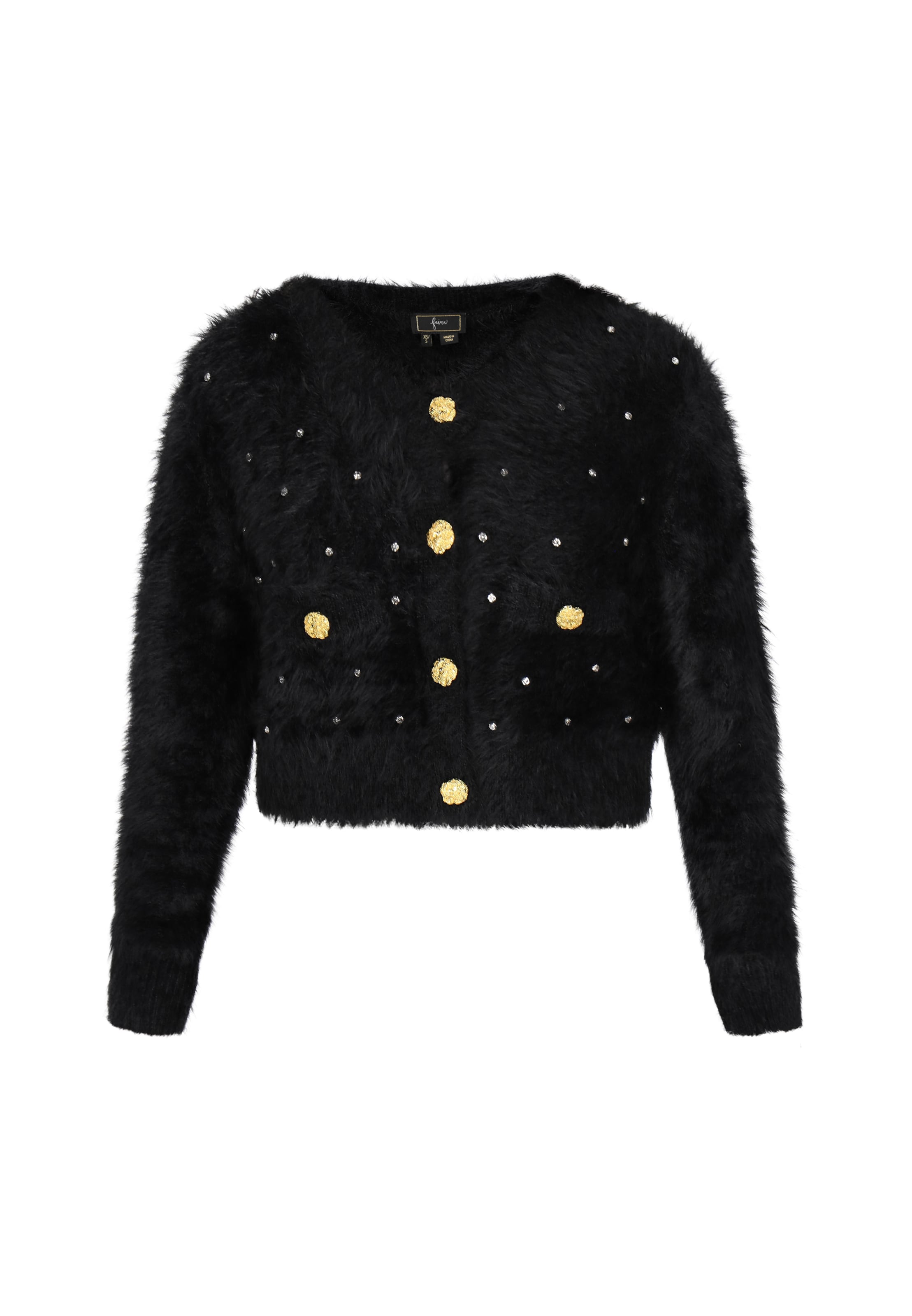 faina - Cárdigan 'Fashion Look' en negro: frente