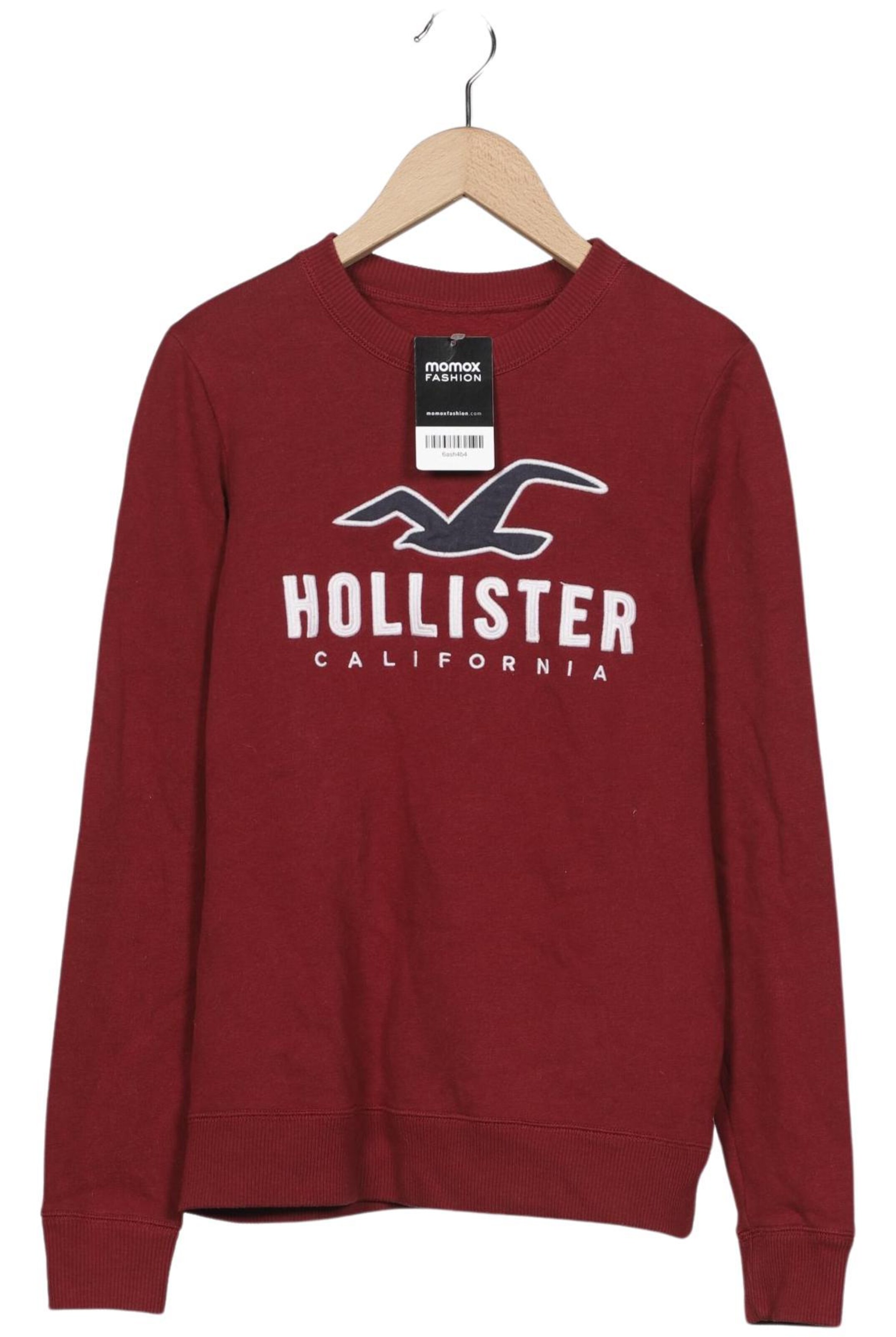 HOLLISTER Sweatshirt & Zip-Up Hoodie in XS in Red: front