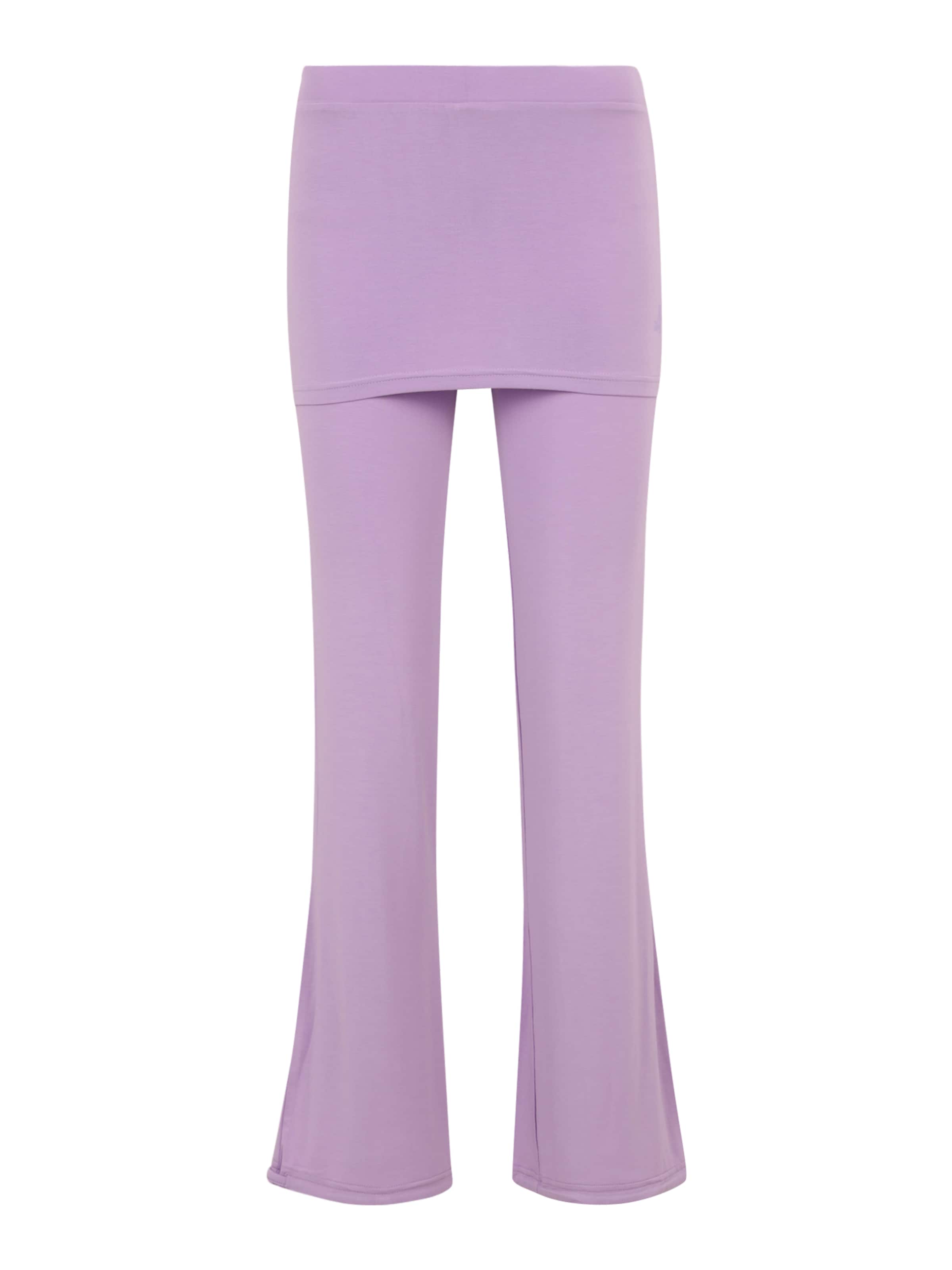 CURARE Yogawear Zúžený Sportovní kalhoty – fialová: přední strana