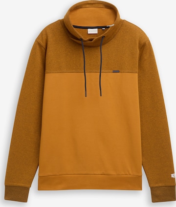 TOM TAILOR Sweatshirt in Braun: Vorderseite