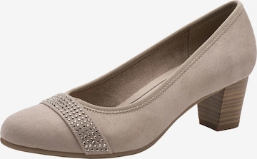 Escarpins JANA en gris : devant