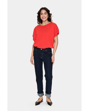 SAINT TROPEZ Pullover 'Mila' in Rot