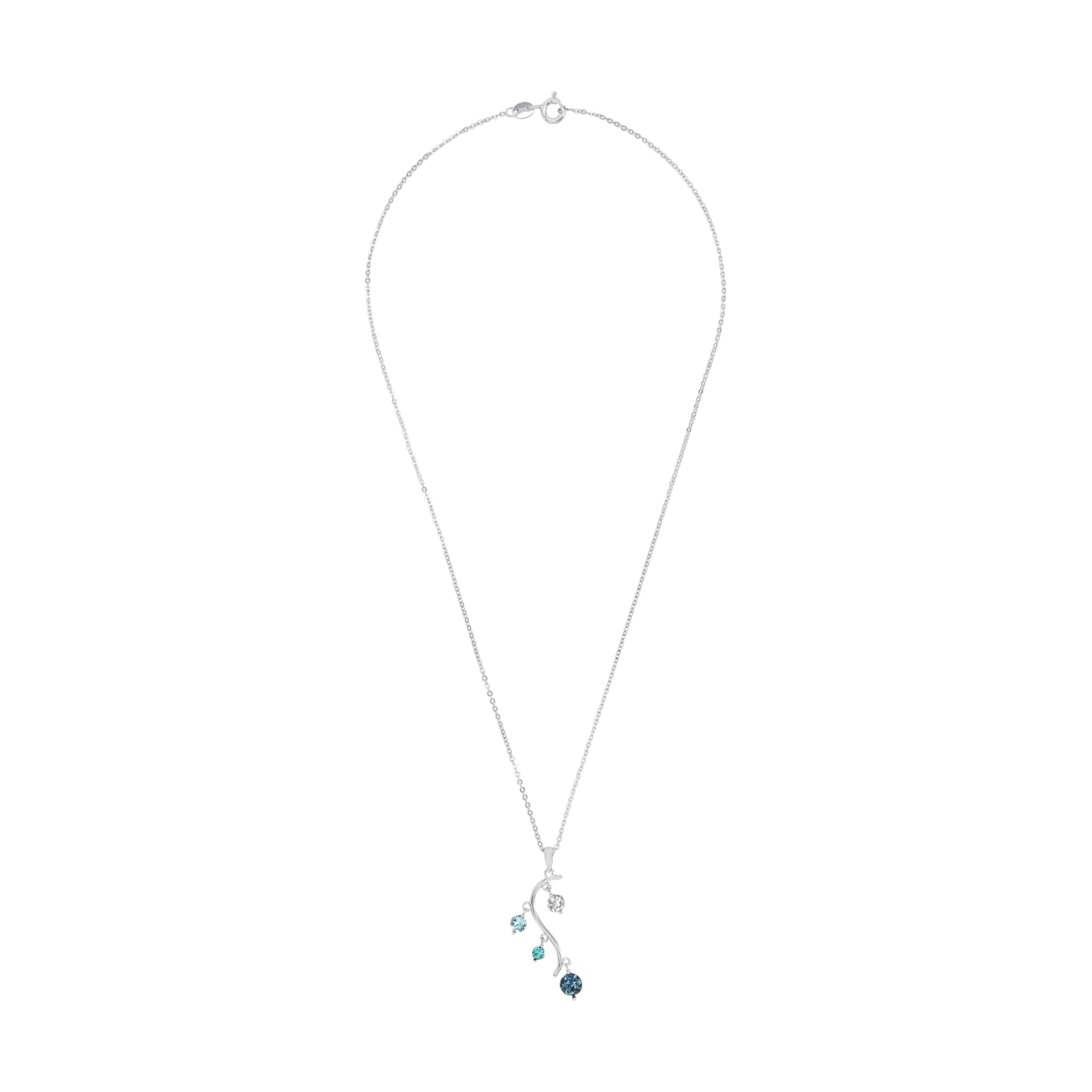 AMOR Necklace in Silver: front