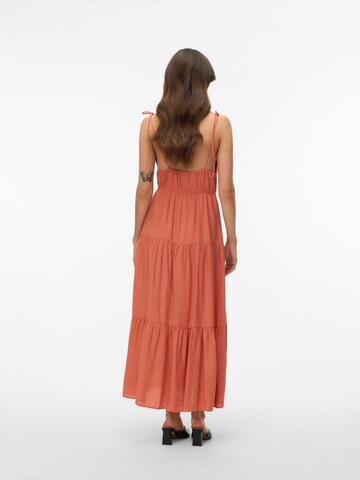 VERO MODA Summer Dress 'VMATHENA' in Orange