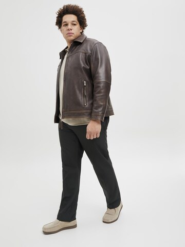 Effilé Pantalon chino Jack & Jones Plus en noir