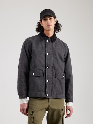 DENHAM Between-season jacket in Black: front