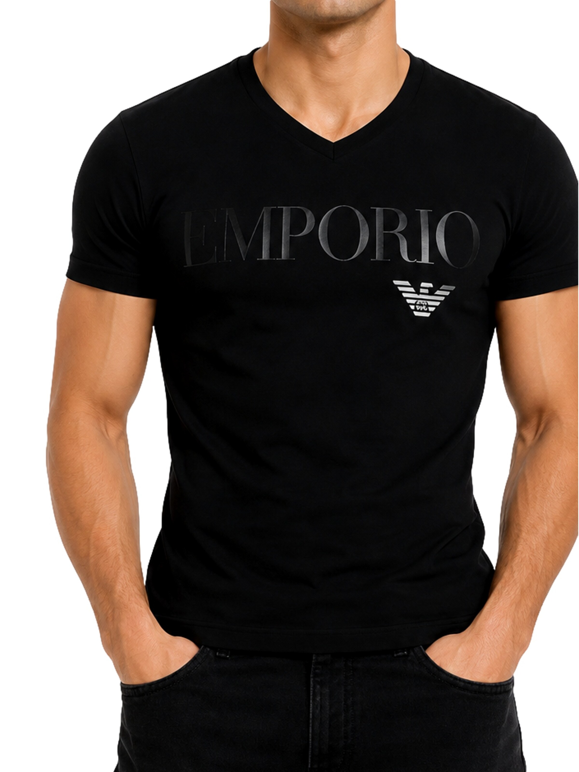 Emporio Armani Majica | črna barva