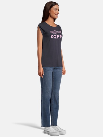 salzhaut Shirt 'Biike - Fischkopp Digga' in Blauw