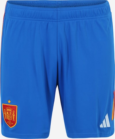 Sportinės kelnės 'Spain 22 Away' iš ADIDAS PERFORMANCE, spalva – mėlyna / šafrano spalva / raudona / balta, Prekių apžvalga