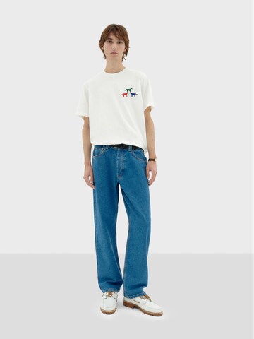 Thinking MU - Camiseta ' PERRITOS ' en blanco