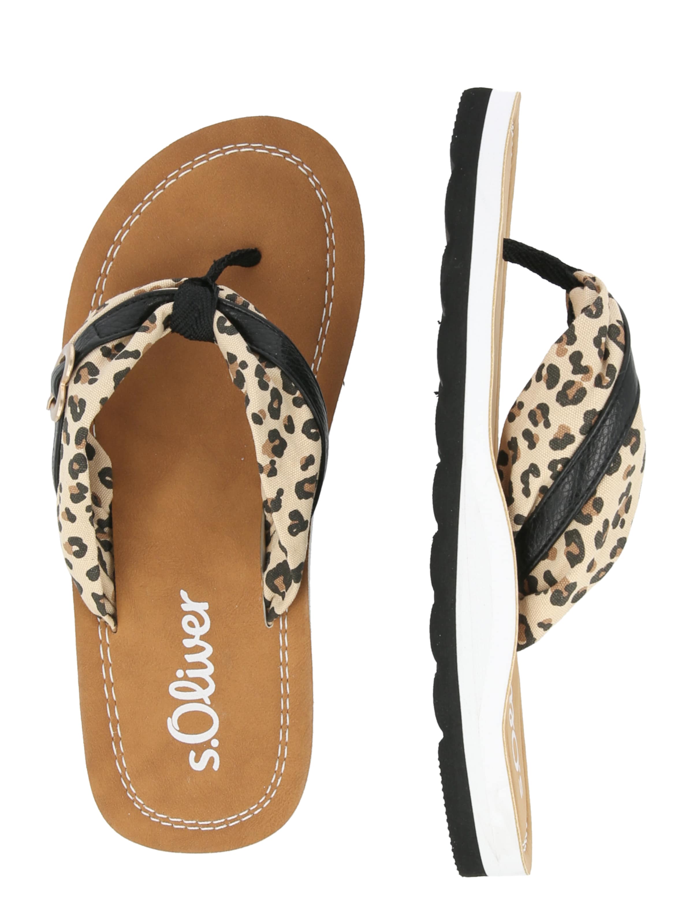 s.Oliver Teenslipper in Beige