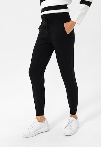 Jimmy Sanders Slimfit Broek in Zwart