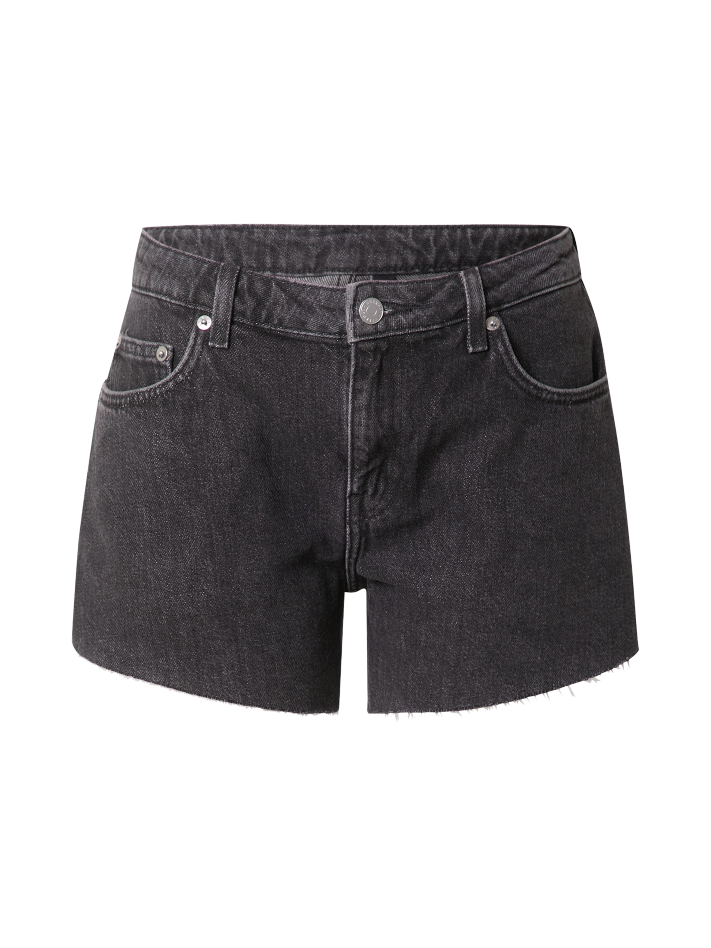 WEEKDAY Regular Дънки 'Swift' в черно: отпред