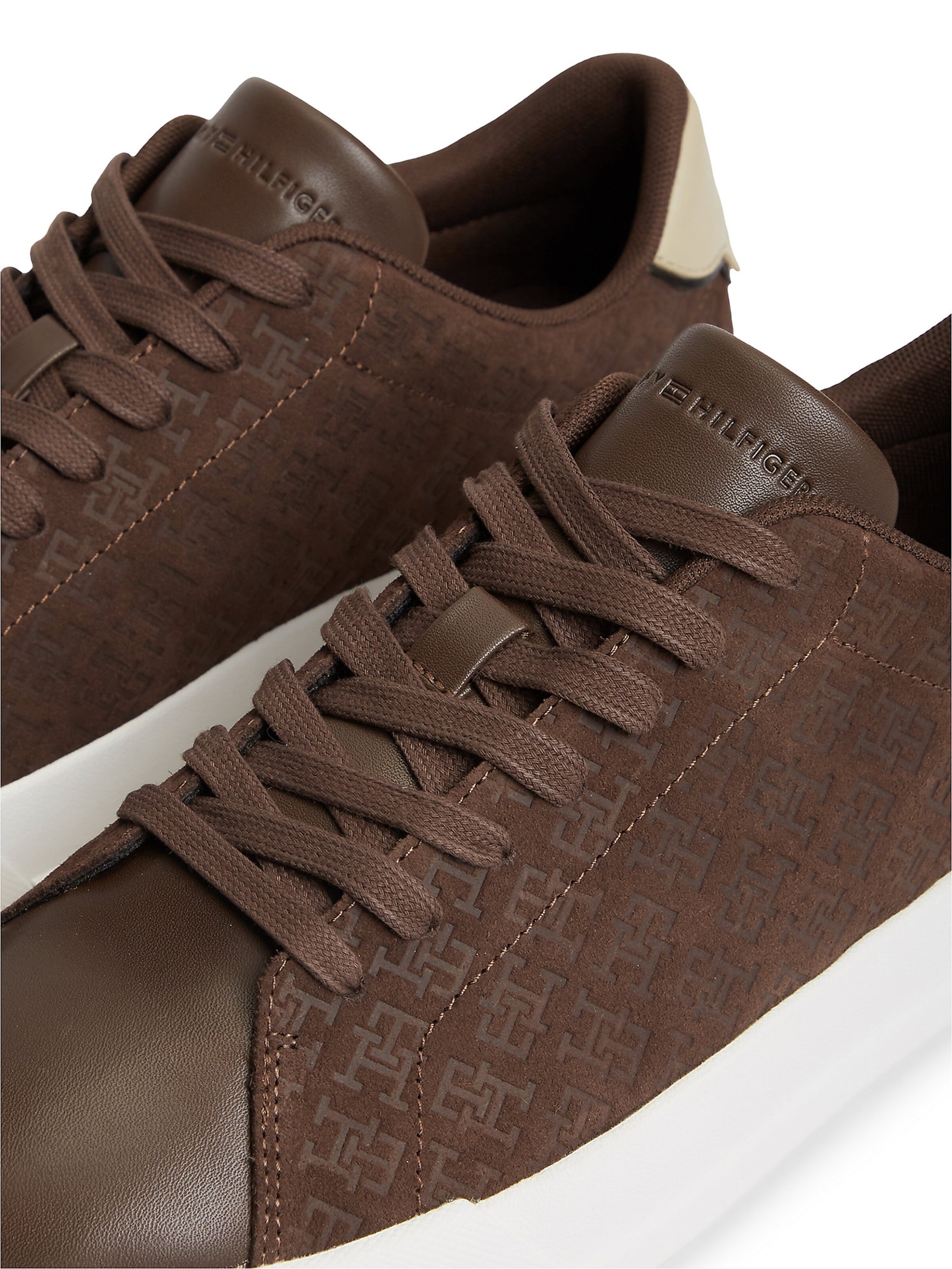 TOMMY HILFIGER Sneakers 'Court' in Brown