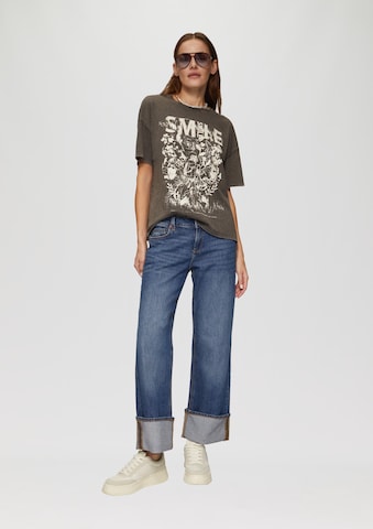 QS Wide leg Jeans 'Catie' in Blue: front