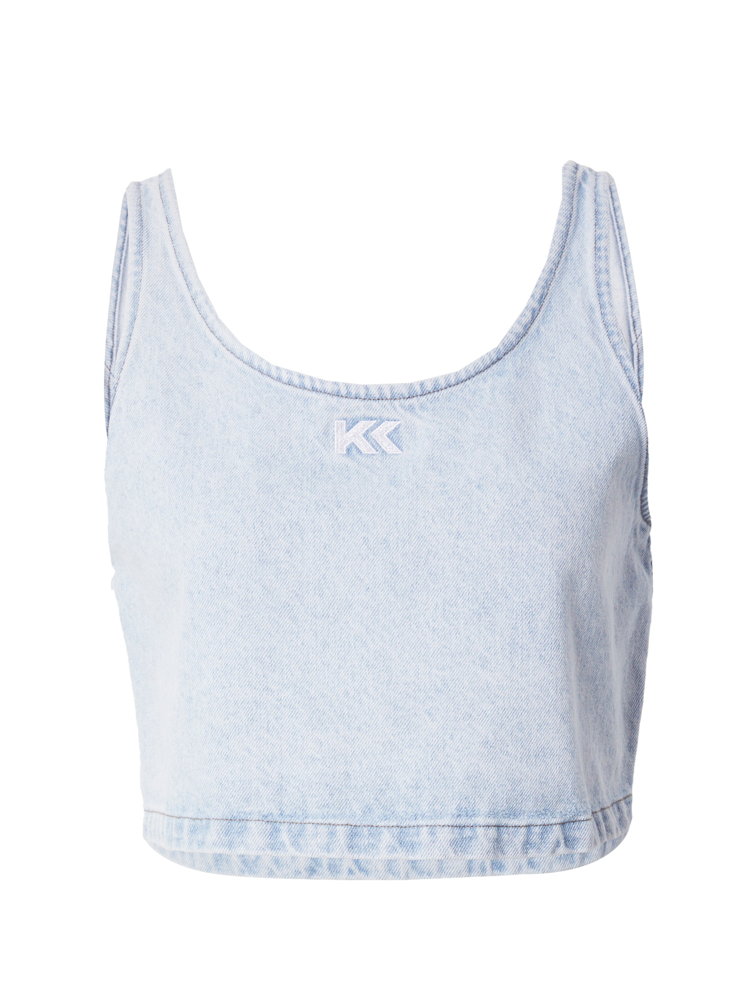 Karo Kauer Топ в Синий: спереди