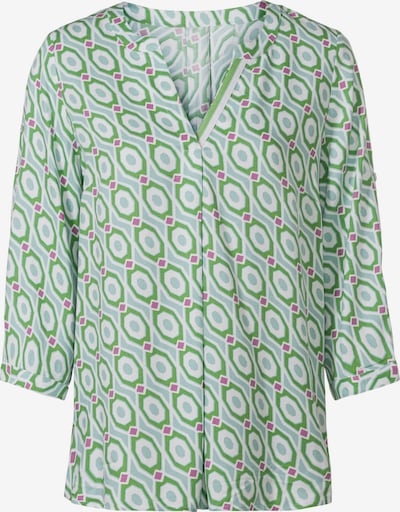 heine Bluse in ecru / grün / mint / eosin, Produktansicht