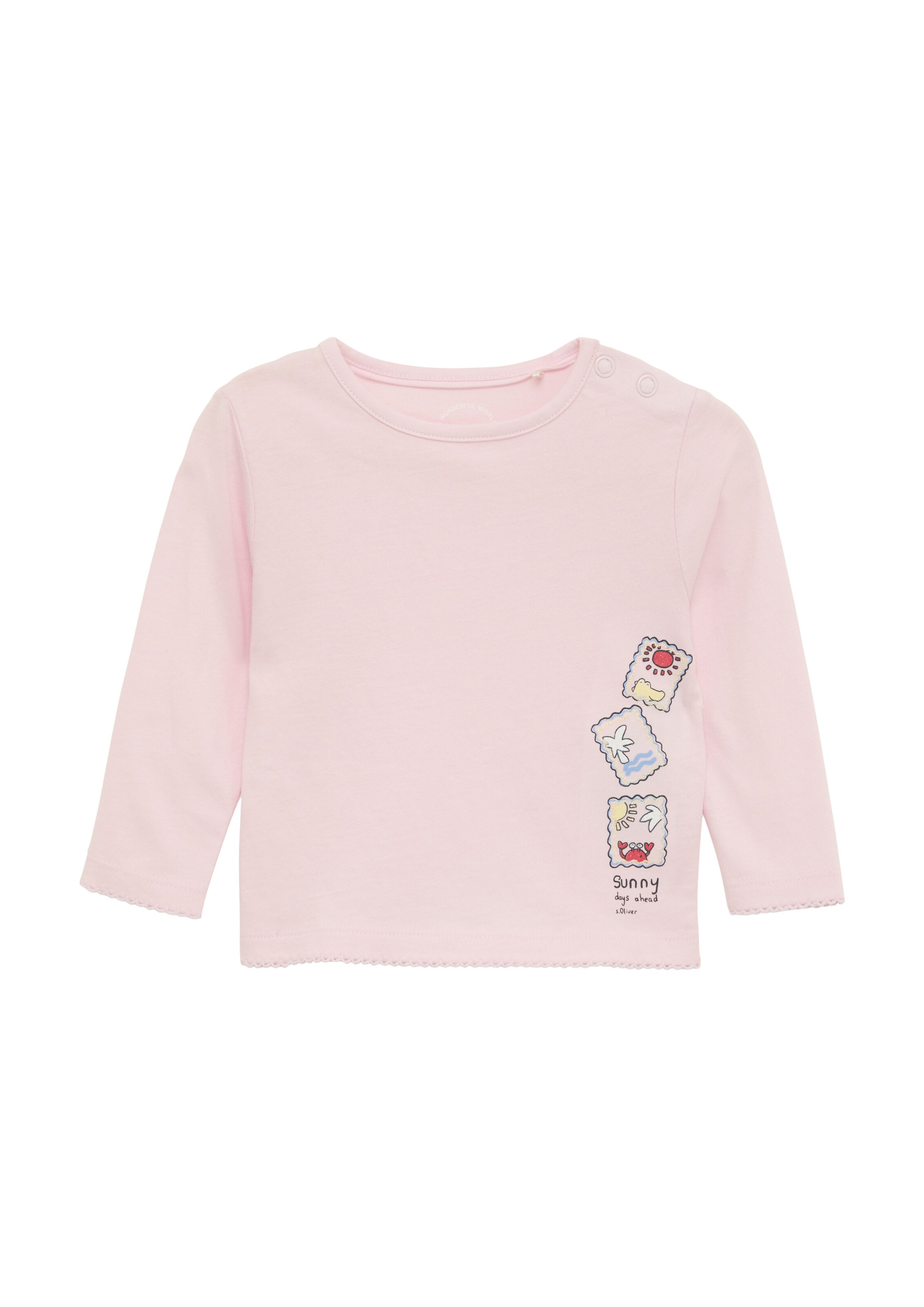 T-Shirt s.Oliver en rose : devant