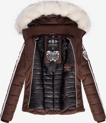 NAVAHOO Winter Jacket 'Khingaa's' in Brown