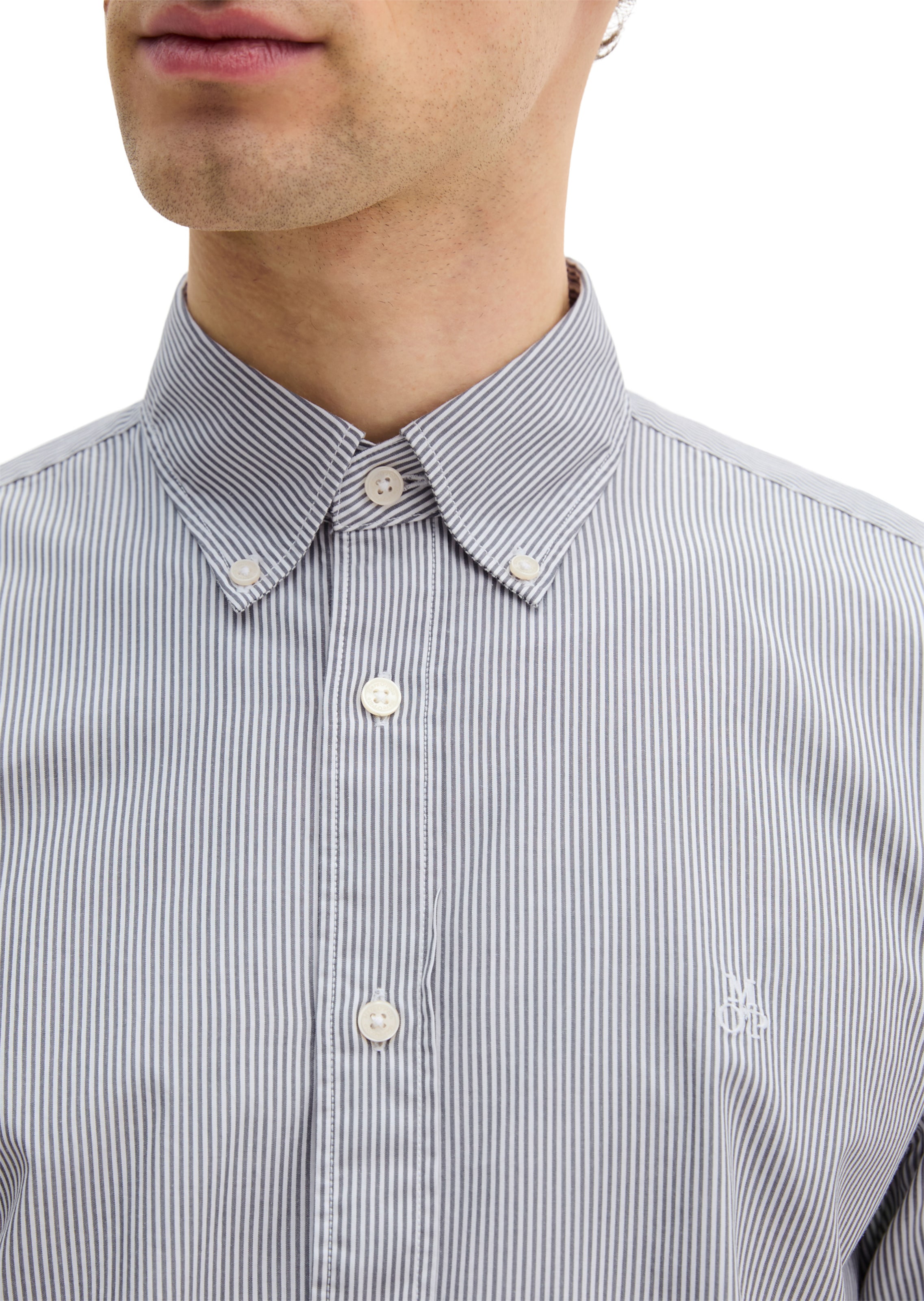 Marc O'Polo Regular Fit Hemd in Grau