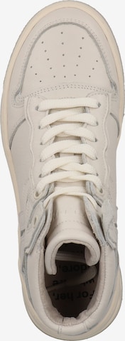 BRONX High-Top Sneakers in Beige