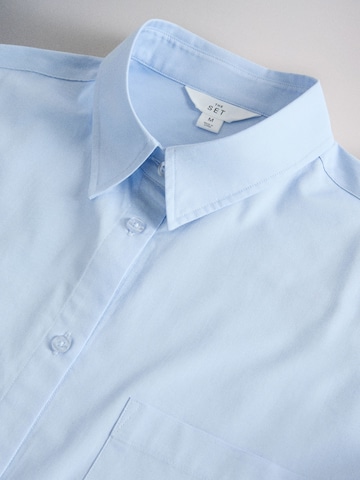 The Set Nachthemd in Blauw