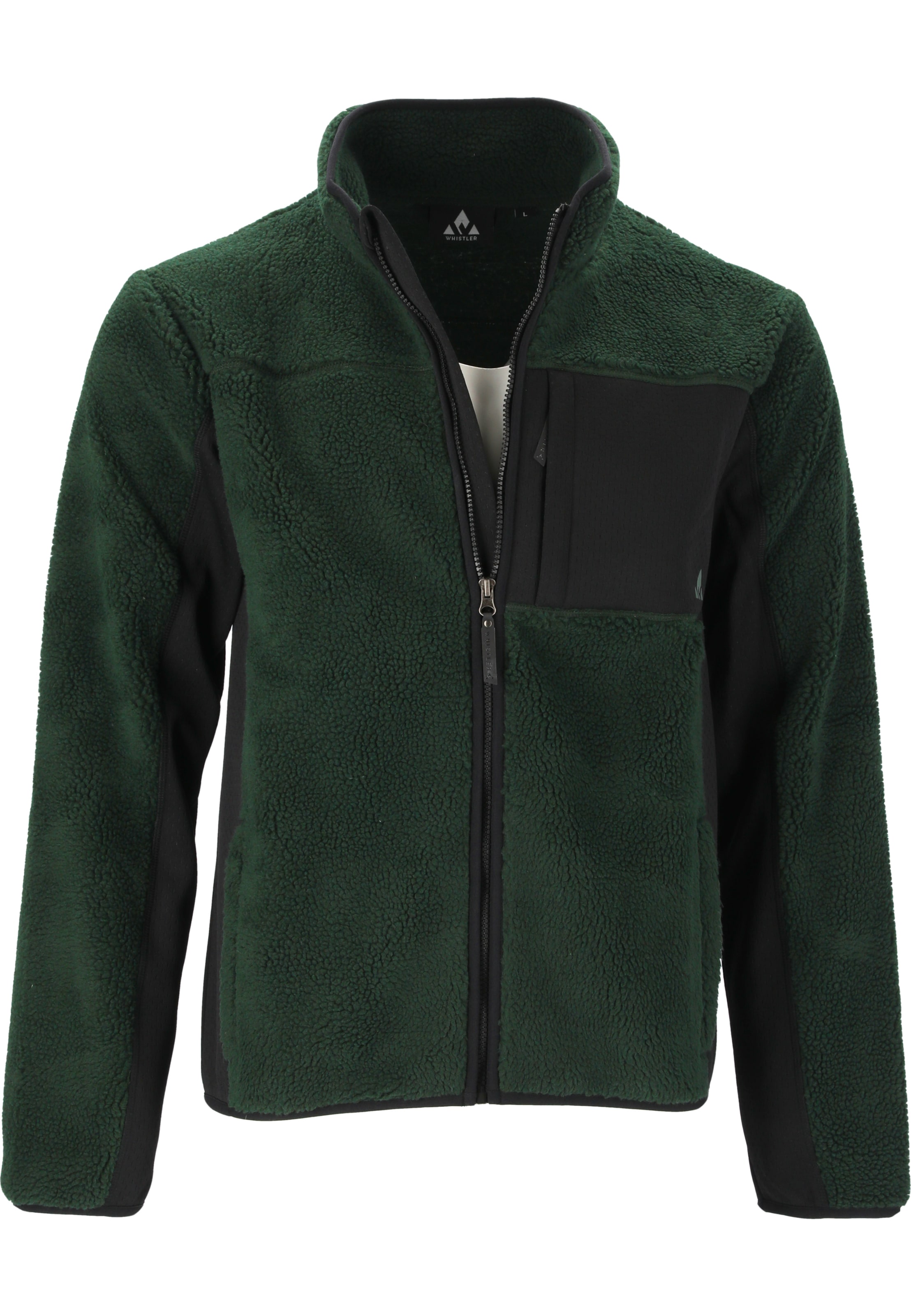 Whistler Funktionsfleecejacke 'Bear' in Grün: Vorderseite