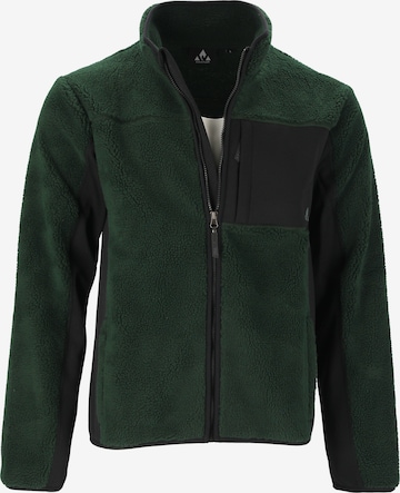 Whistler Athletic Fleece Jacket 'Bear' in Green: front