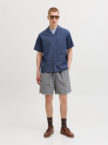 JACK & JONES Wide Leg Shorts in Grau