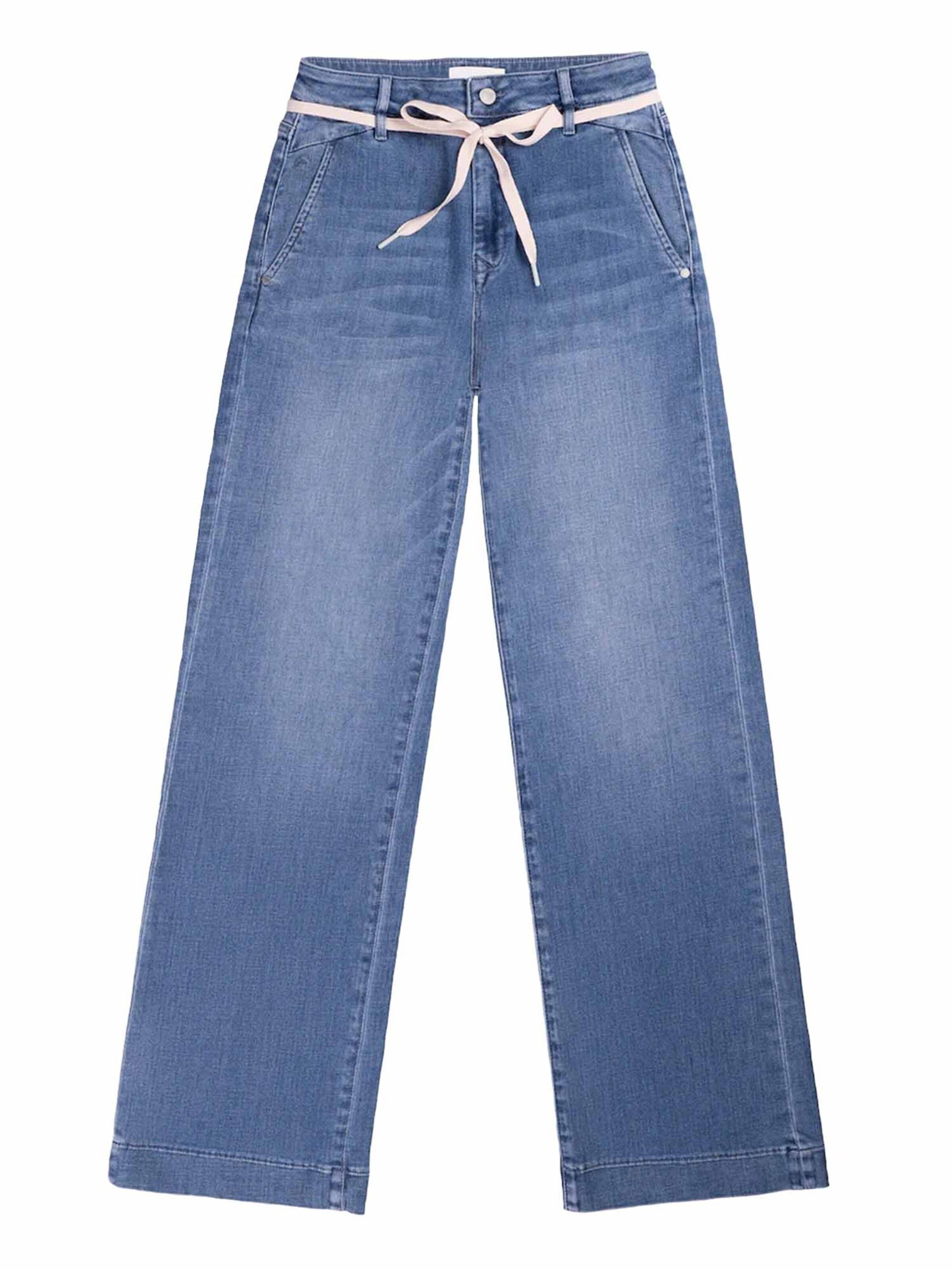 Dawn Regular Jeans 'Dew Flared French Pocket' in Blue: front