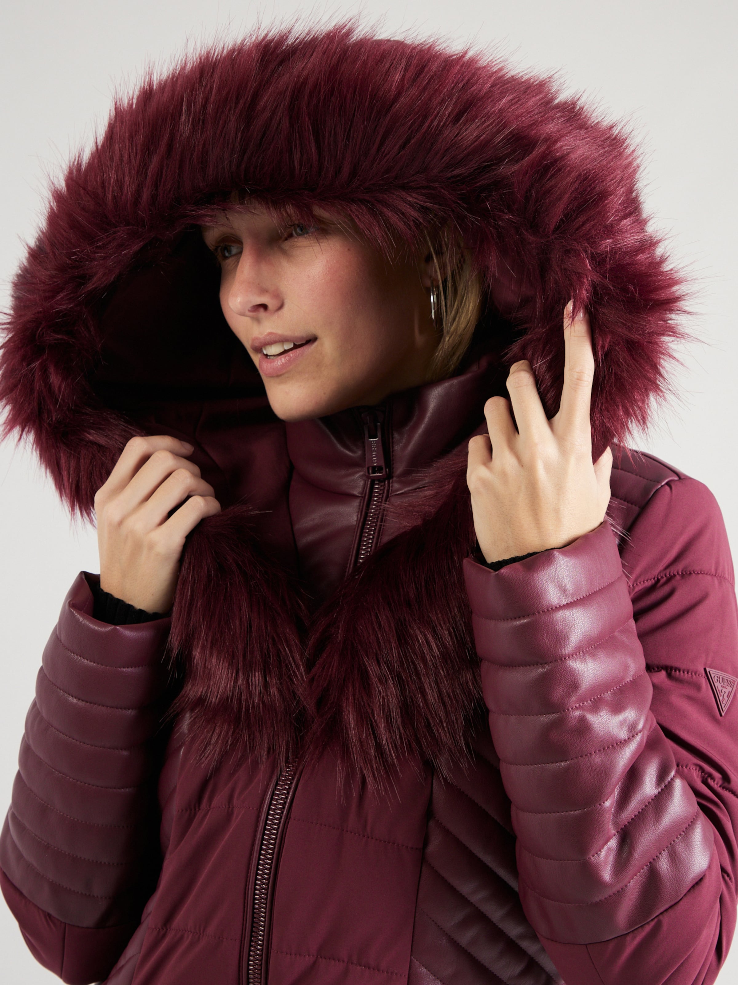 Guess wine coat cheap