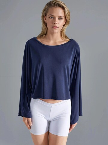 T-shirt Busem en bleu : devant