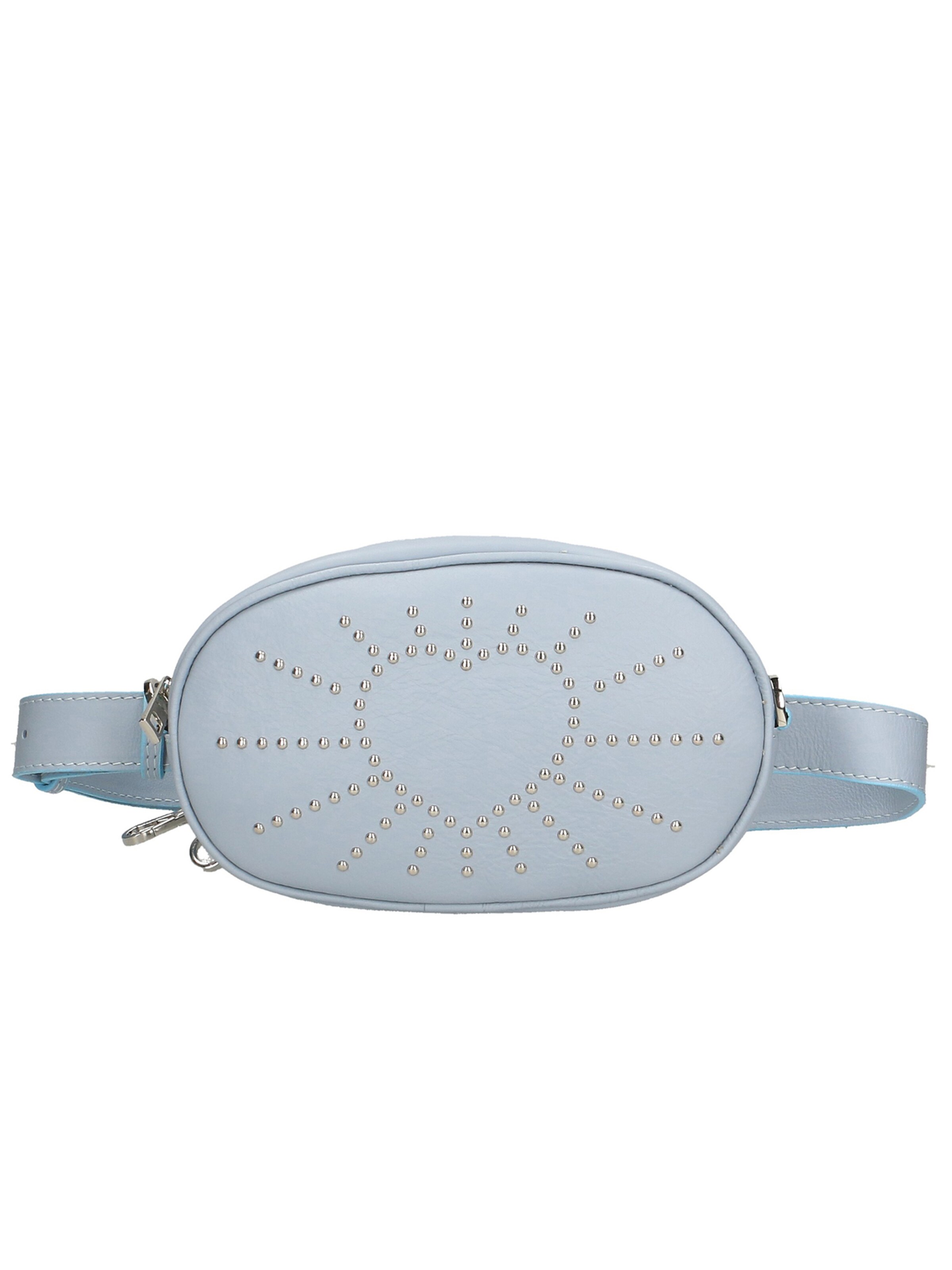 Marsupio 'Marsupio Donna Pelle Sauvage Borchie Elysa - Made in Italy' di Gave Lux in rosa: frontale